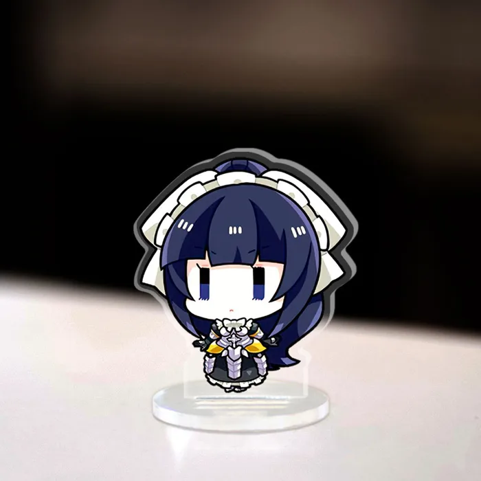 Mô hình Mini Overlord Ainz Ooal Gown Albedo Standee Chibi Anime Manga light  novel trang trí góc học tập cao 3cm