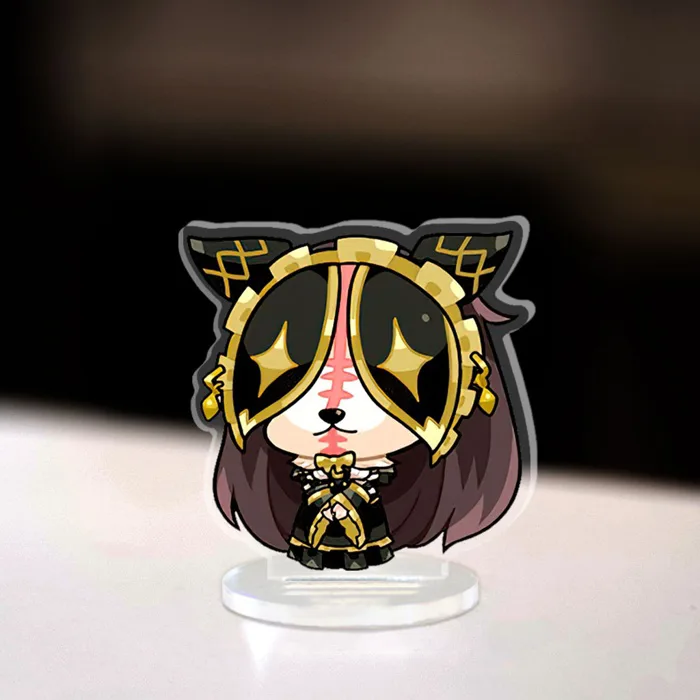 Mô hình Mini Overlord Ainz Ooal Gown Albedo Standee Chibi Anime Manga light  novel trang trí góc học tập cao 3cm