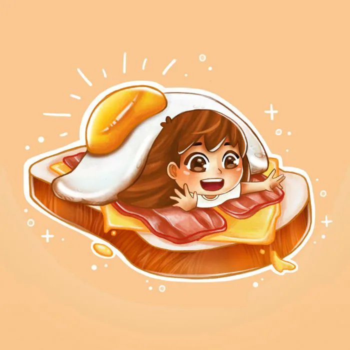 Hình ảnh đồ ăn chibi dễ thương và đáng yêu