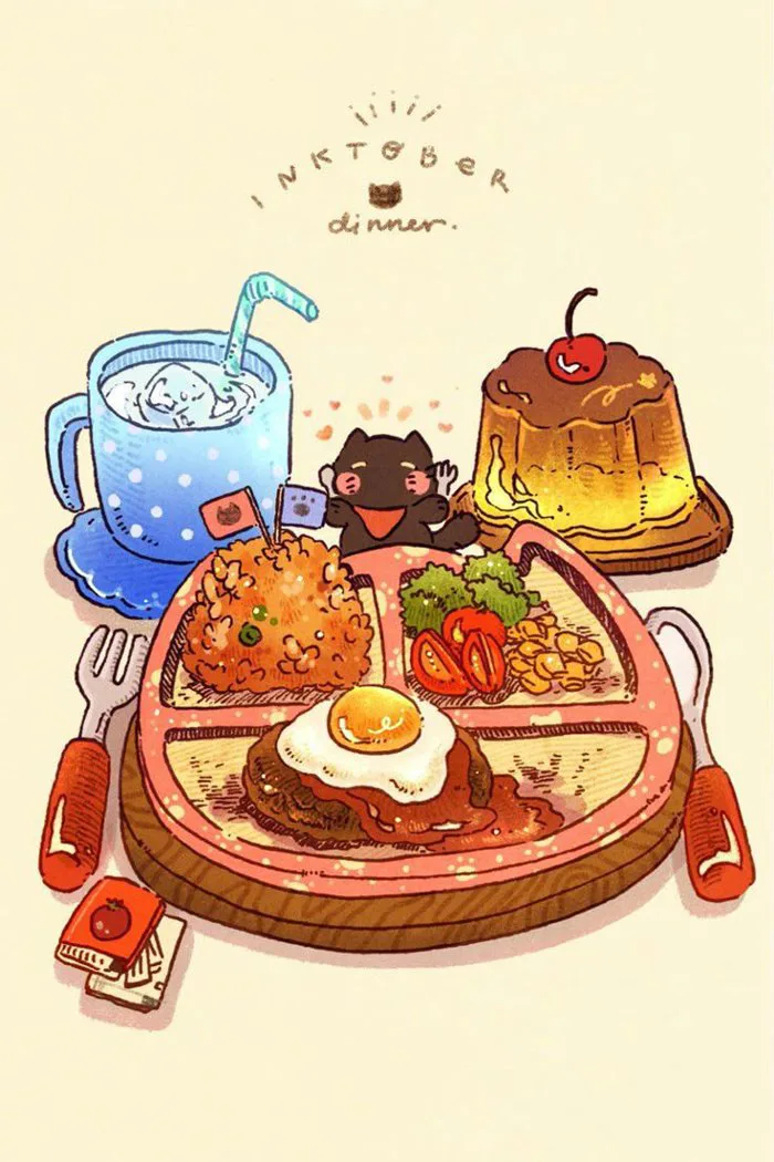 Khám phá 65 ý tưởng đồ ăn cute và quà vặt | minh họa động vật, nghệ thuật  doodle, hình minh họa và các ý tưởng khác