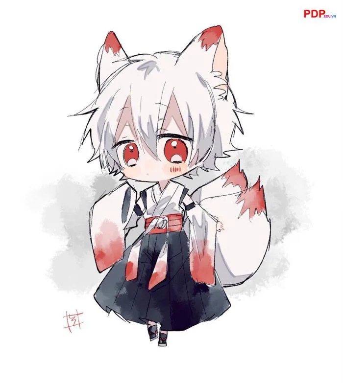 Ngửi ảnh chibi cho mình nhé, có thể vẽ tùy thích mình tich cho nhé