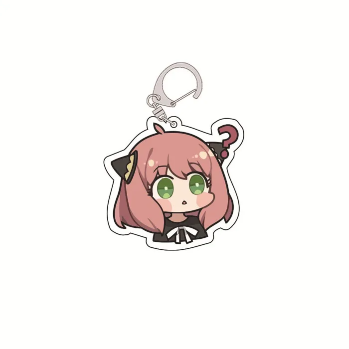 (Mua 1 tặng 1) Móc khóa in hình ANYA nhân vật SPY X FAMILY GIA ĐÌNH ĐIỆP  VIÊN anime chibi mica trong acrylic