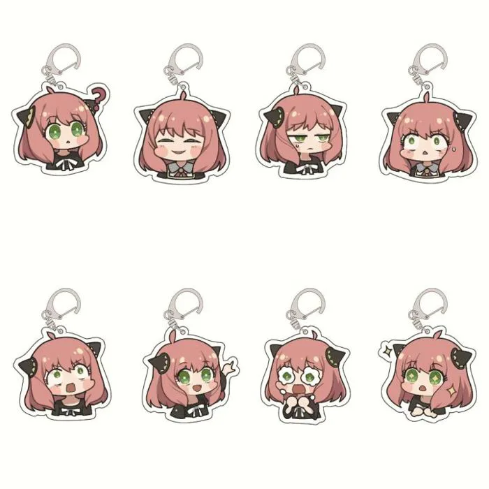 Móc khóa in hình ANYA nhân vật SPY X FAMILY GIA ĐÌNH ĐIỆP VIÊN anime chibi  mica trong acrylic | Lazada Việt Nam