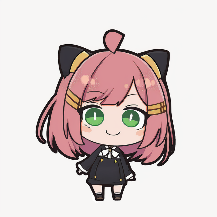 OC] Anya Forger chibi : r/SpyxFamily