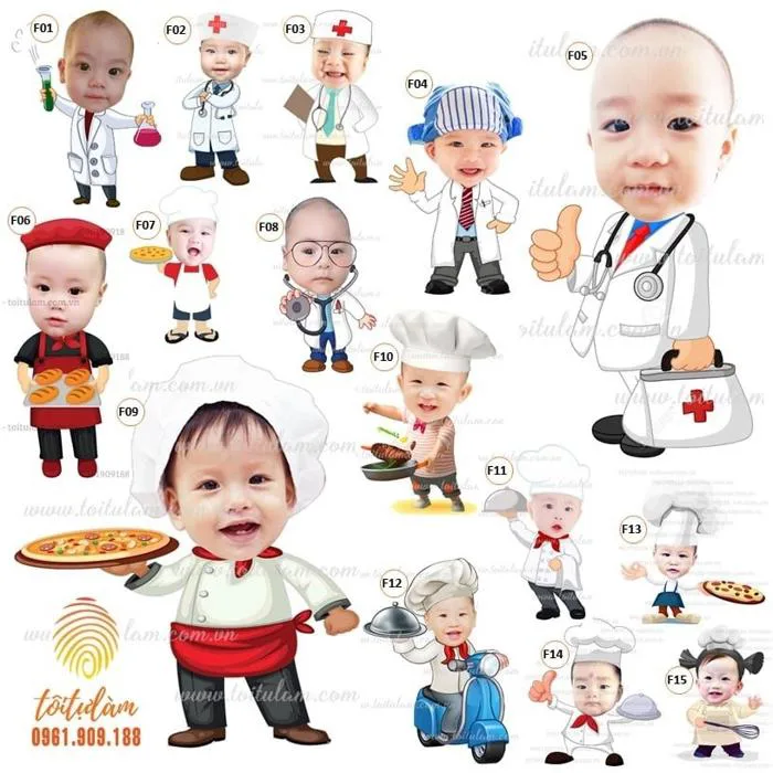 Chibi chủ đề BÁC SĨ