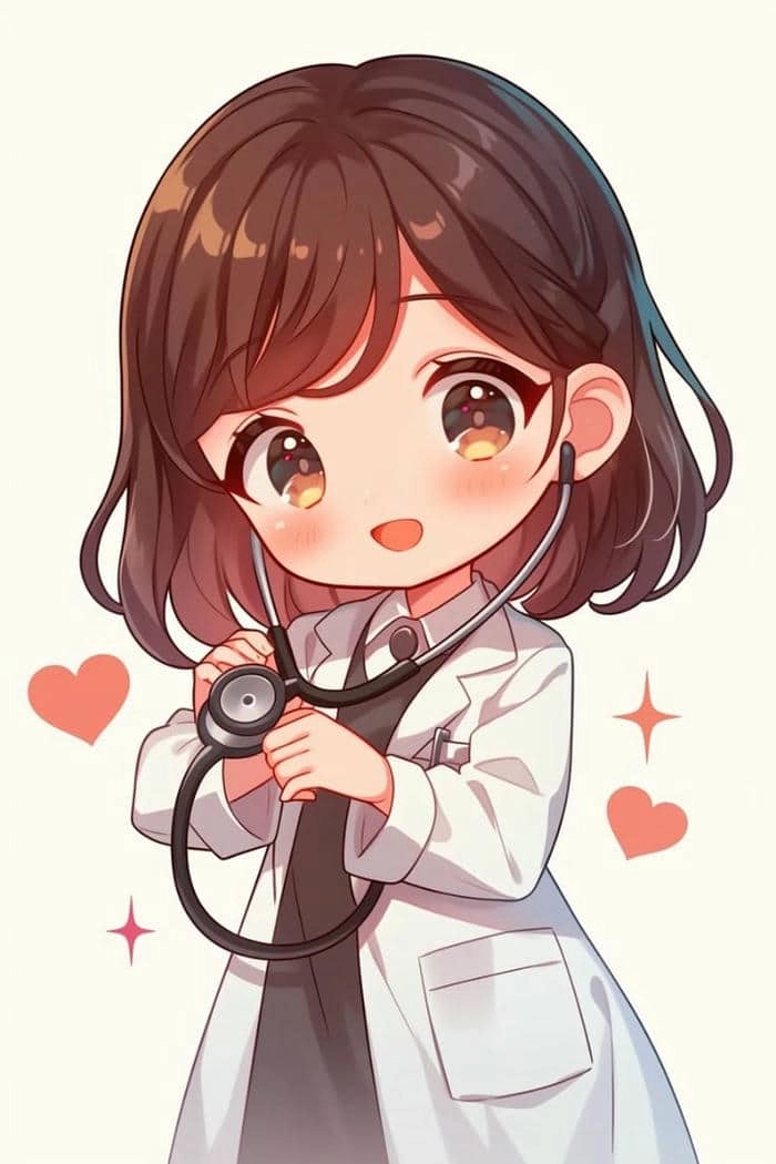 Tải ngay bộ sưu tập ảnh chibi bác sĩ đẹp miễn phí