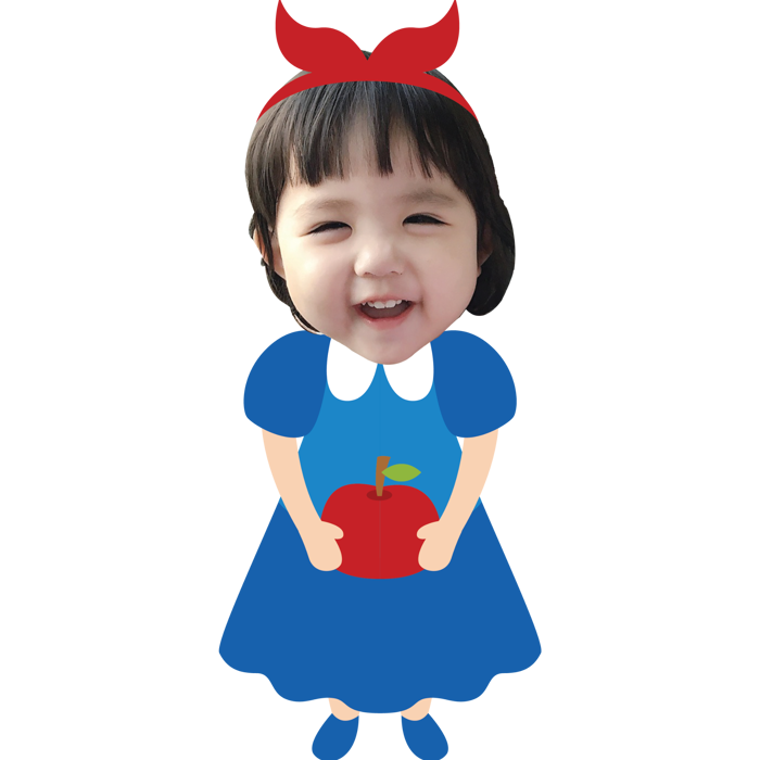 Chibi công chúa Bạch Tuyết - mẫu 1 – Glowstore