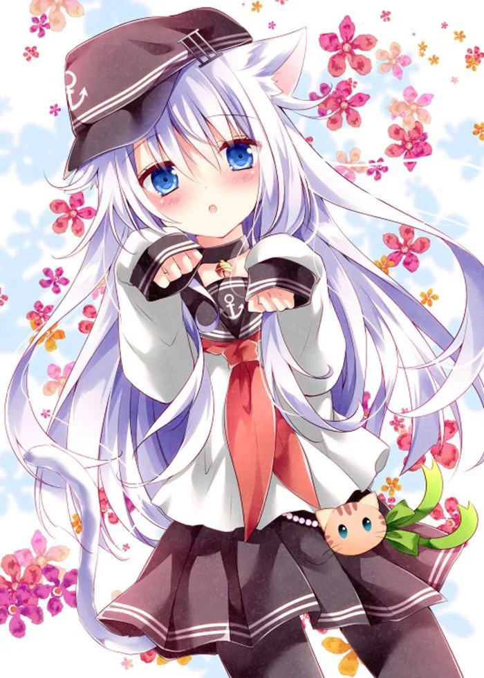 Ảnh Anime Nữ Tóc Bạch Kim Lạnh Lùng, Vô Cảm, Đẹp Hút Mắt