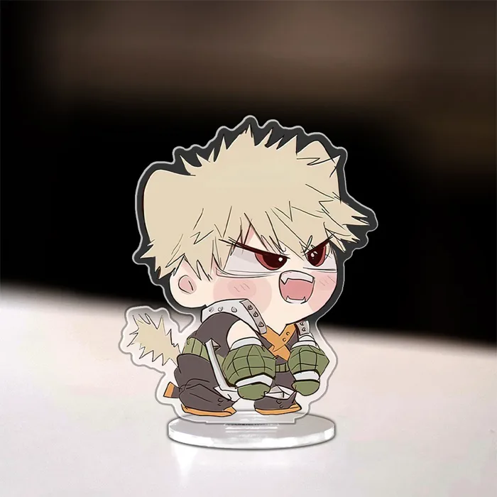 Mô hình My Hero Academia standee chibi nhân vật Deku Bakugo Shoto trang trí  góc học tập giá sách để truyện tranh