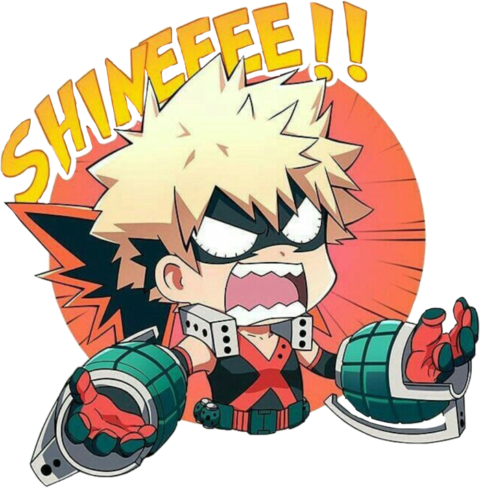Anime Embroidery Katsuki Bakugo Chibi - A.G.E Store embroidery patterns
