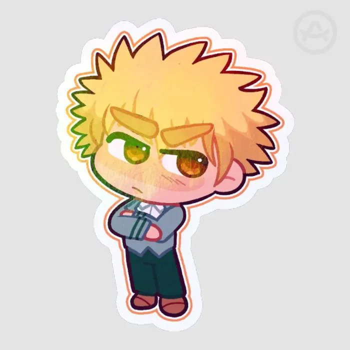 Katsuki Bakugo Chibi Sticker by peachiheartz - ACGGOODS