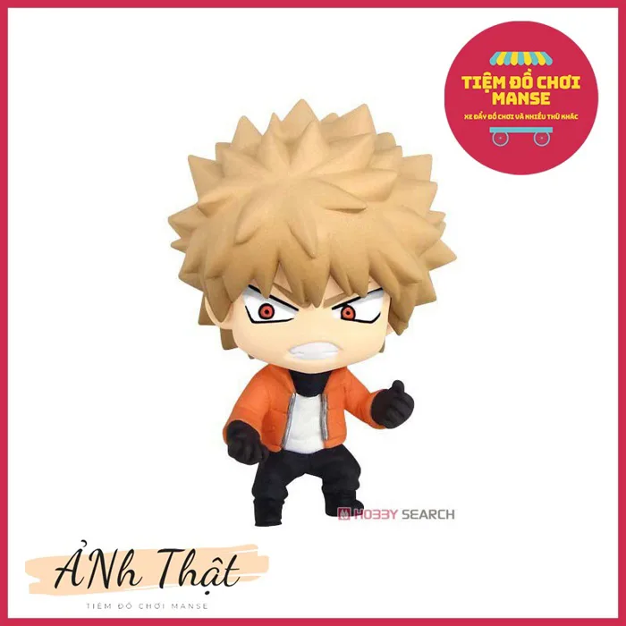 Mô Hình Anime Chibi Học viện siêu anh hùng My Hero Academia Bakugo Katsuki,  Izuku Midoriya, Todoroki Shouto