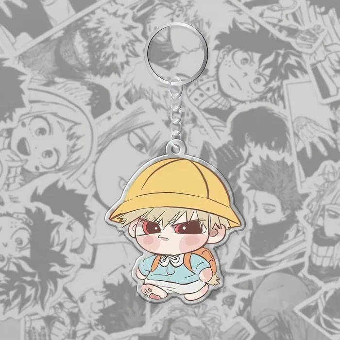 Móc khoá MY HERO ACADEMY Bakugo Deku Gund Anime chibi in hình nhân vật cute  trang trí túi xách balo làm quà tặng bạn bè