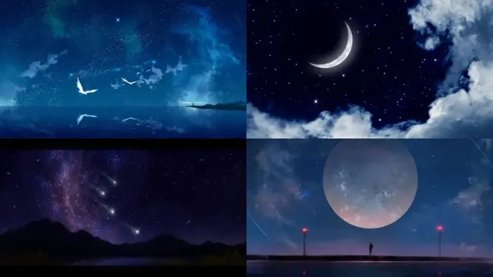 Bộ sưu tập ảnh avatar bầu trời đêm cực chill cho bạn