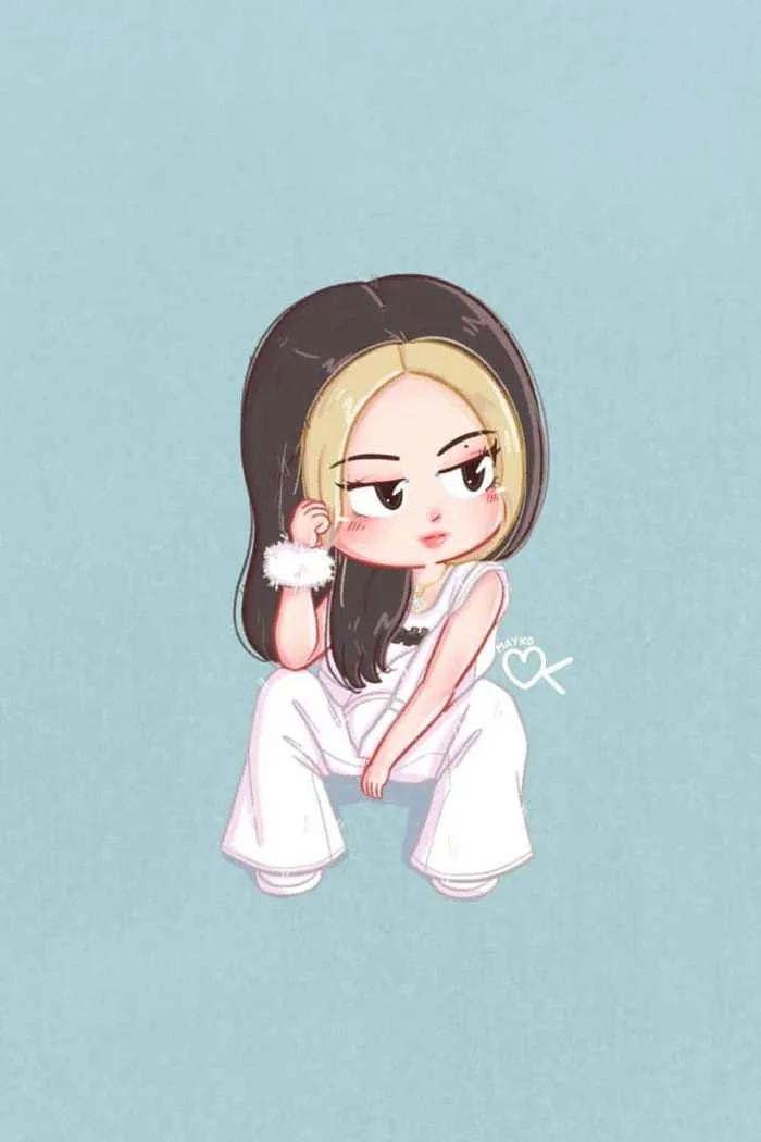 Vẽ Jennie Blackpink Bút Chì Đẹp [56+ Ảnh Jennie Blend Chibi Cute Nhất]