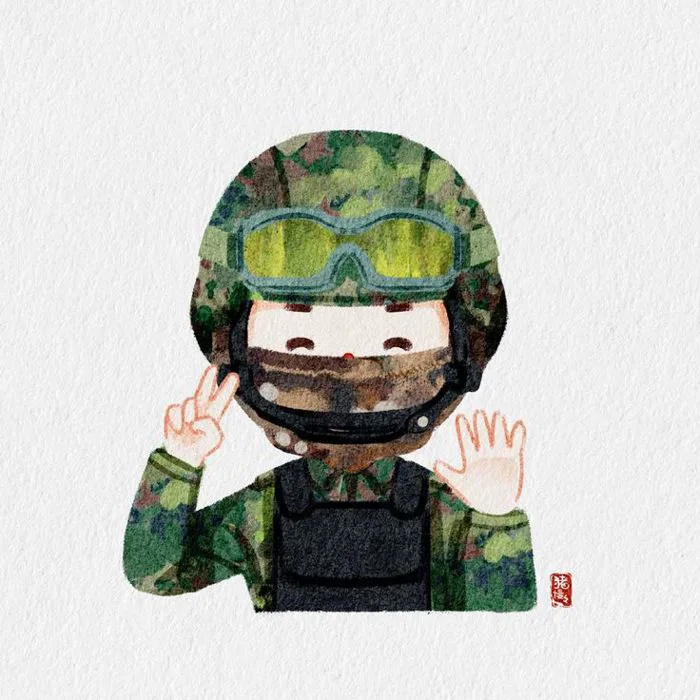 Top hình ảnh chú bộ đội chibi dễ thương, độc đáo, sáng tạo