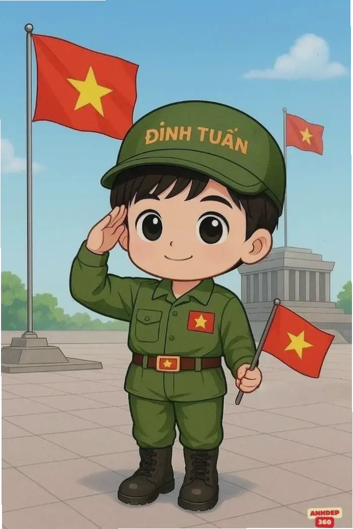 Tuyển tập ảnh chibi bộ đội Việt Nam 2026: Đáng yêu và ý nghĩa