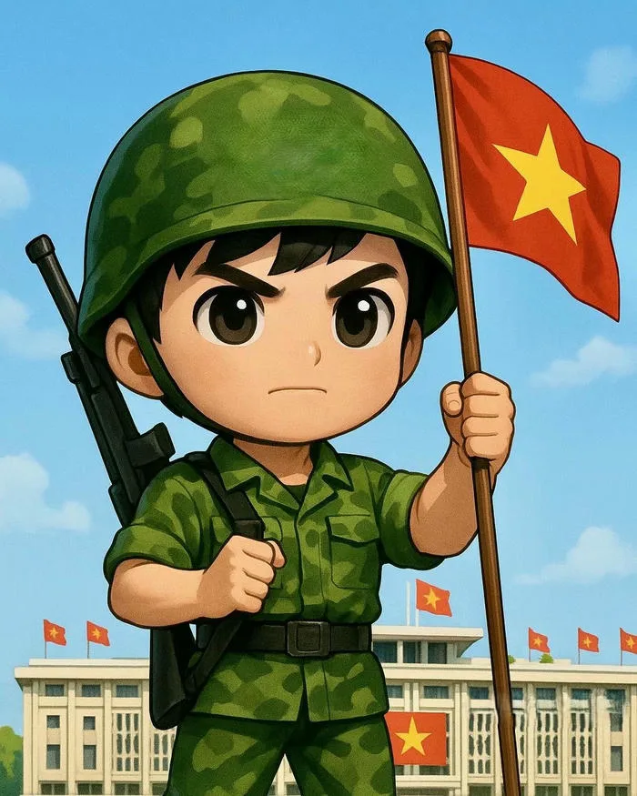 Ngắm nhìn 88+ hình ảnh chú bộ đội chibi siêu dễ thương