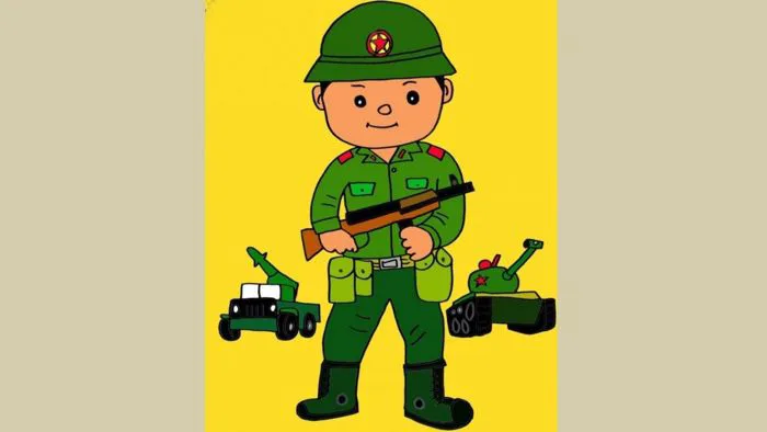 99+ Hình vẽ chibi bộ đội Việt Nam đáng yêu và ngộ nghĩnh