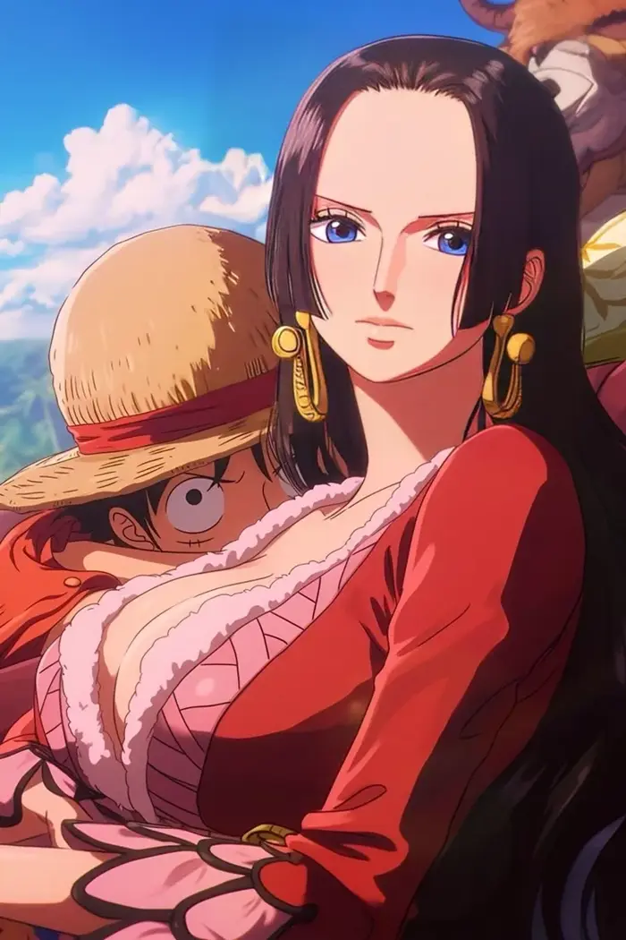 Khoảnh khắc ngọt ngào của Boa Hancock and Luffy đáng yêu Khoảnh khắc ngọt ngào của Boa Hancock and Luffy đáng yêu