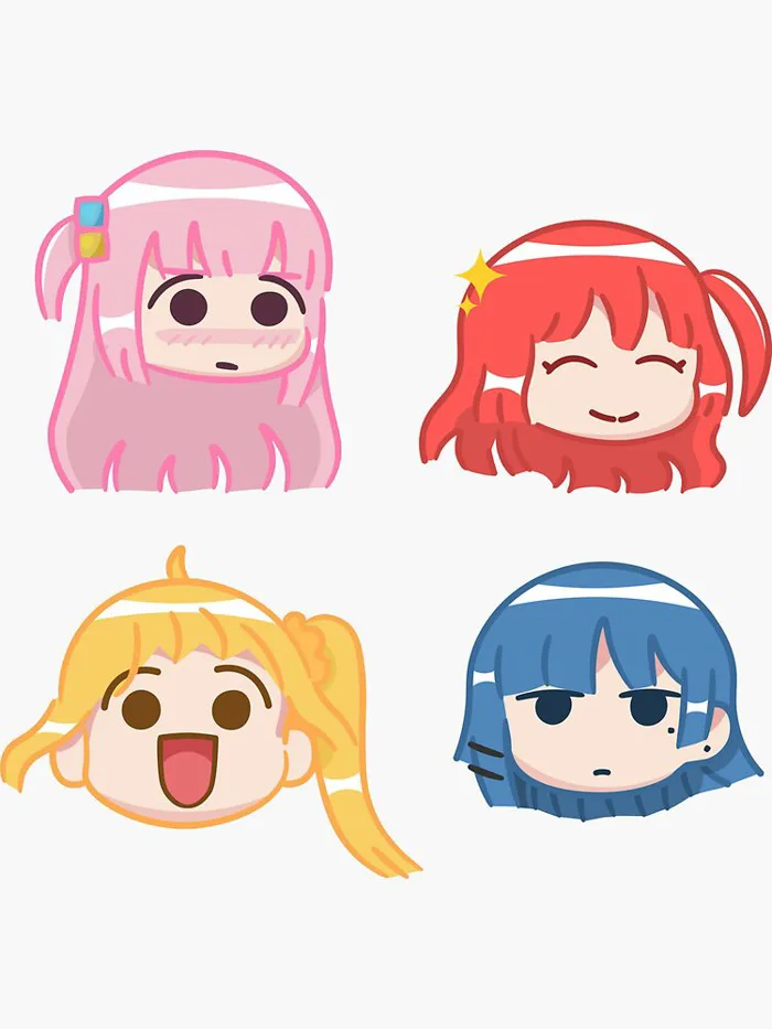 Bocchi the Rock! Chibi Pack Sticker