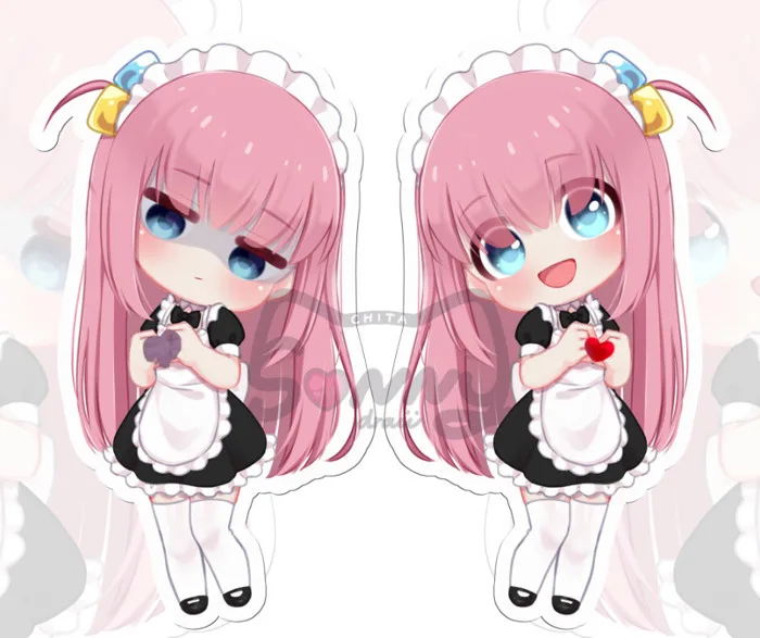 ArtStation - Bocchi (CHIBI) Maid uniform