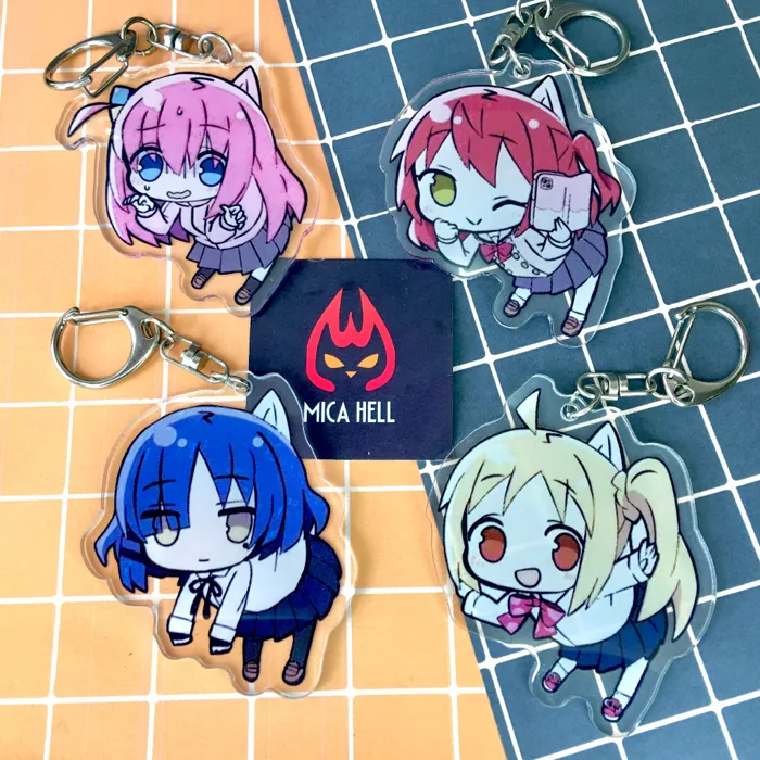 Móc Khóa Anime Bocchi The Rock Anime Manga Bochi The Rock Acrylic Chibi Dễ  Thương KC01