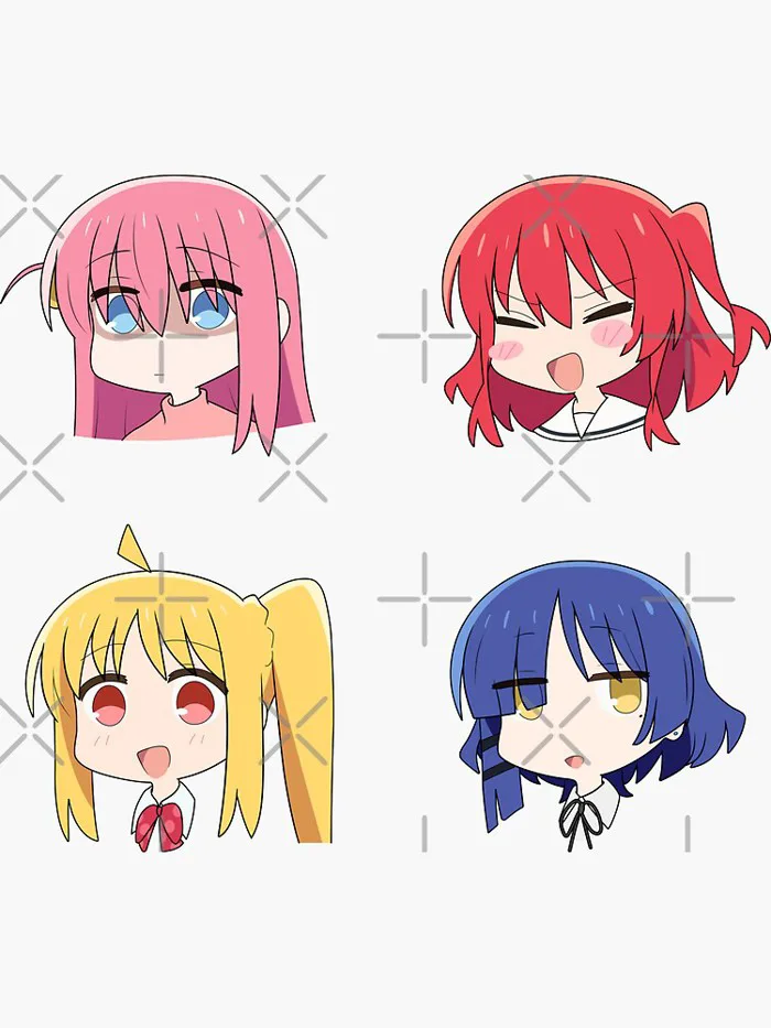 Bocchi the Rock! Chibis Sticker