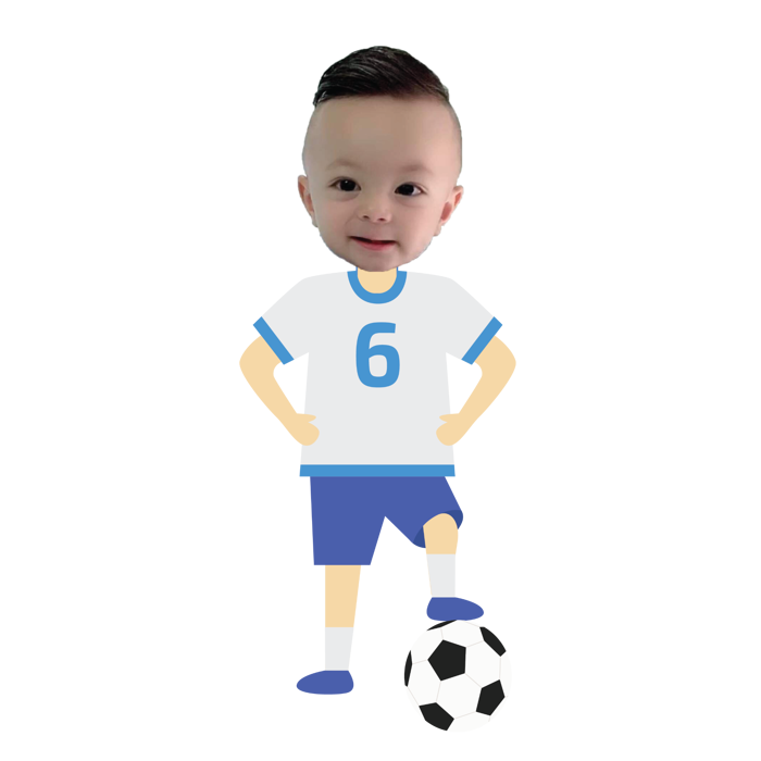 Chibi Cầu thủ - mẫu 1