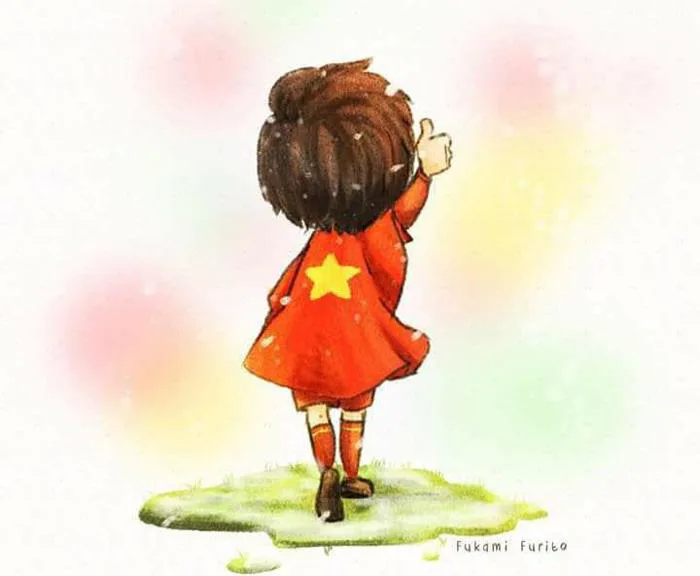 Ảnh chibi cầu thủ U23 Việt Nam khiến mọi người cười lăn