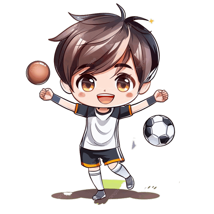 Hình ảnh Nhân Vật Chibi Vô địch Bóng đá Dễ Thương PNG , Clipart Bóng đá, Clipart Nhân Vật, Bóng đá PNG trong suốt và Vector để tải xuống miễn phí