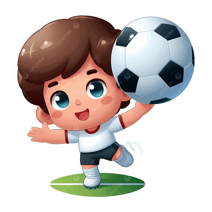 Hình ảnh Hình Dán Cầu Thủ Bóng đá Chibi Dễ Thương Và đáng Yêu PNG , Clipart Bóng đá, Phim Hoạt Hình Bóng đá, Bóng đá PNG trong suốt và Vector để