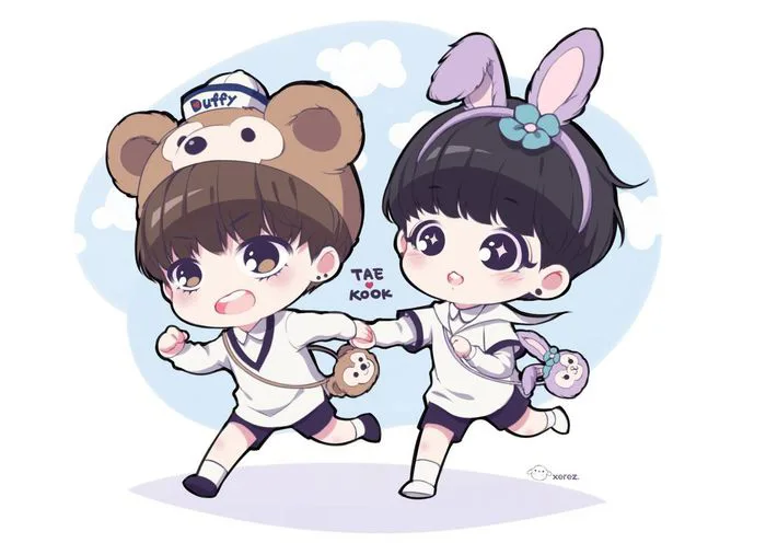 Những hình ảnh Chibi BTS đẹp xuất sắc, đầy phong cách và ấn tượng