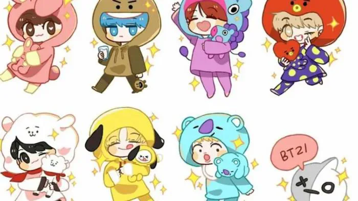 Hình ảnh BTS cute, đáng yêu, dễ thương