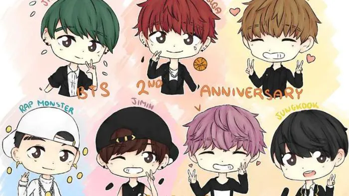 Hình ảnh BTS cute, đáng yêu, dễ thương
