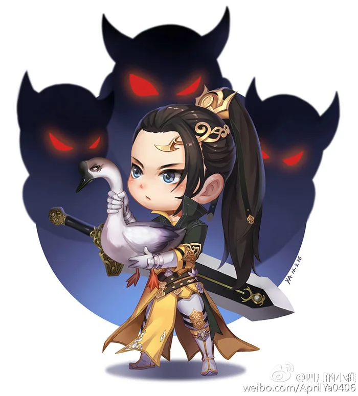 Ngắm loạt ảnh chibi cực dễ thương của Kiếm Võng 3