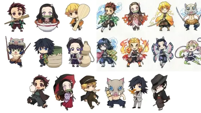 Tải ngay hình ảnh thanh gươm diệt quỷ chibi đẹp miễn phí