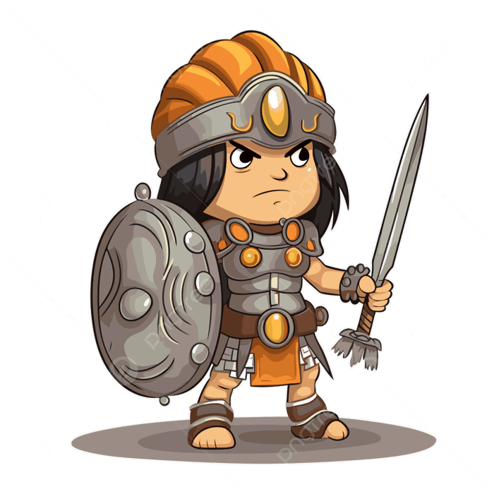Hình ảnh Clipart Chiến Binh Nhân Vật Hoạt Hình Chiến Binh Cầm Kiếm Và Khiên  Vectơ PNG , Chiến Binh, Clip Nghệ Thuật, Hoạt Hình PNG và Vector với nền  trong suốt
