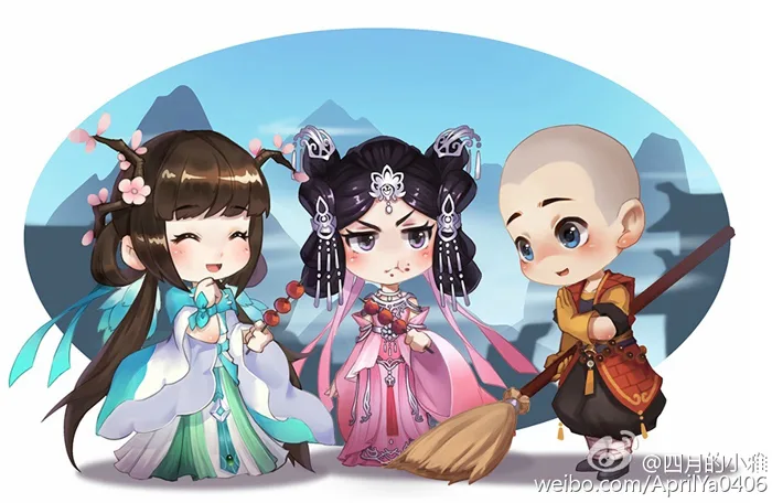 Ngắm loạt ảnh chibi cực dễ thương của Kiếm Võng 3