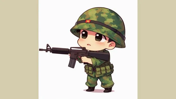 99+ Hình vẽ chibi bộ đội Việt Nam đáng yêu và ngộ nghĩnh