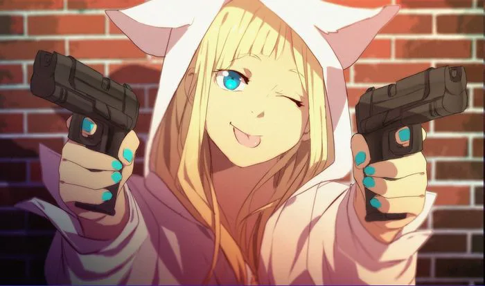 Những hình ảnh Anime nữ cầm súng đẹp mắt và đầy phong cách