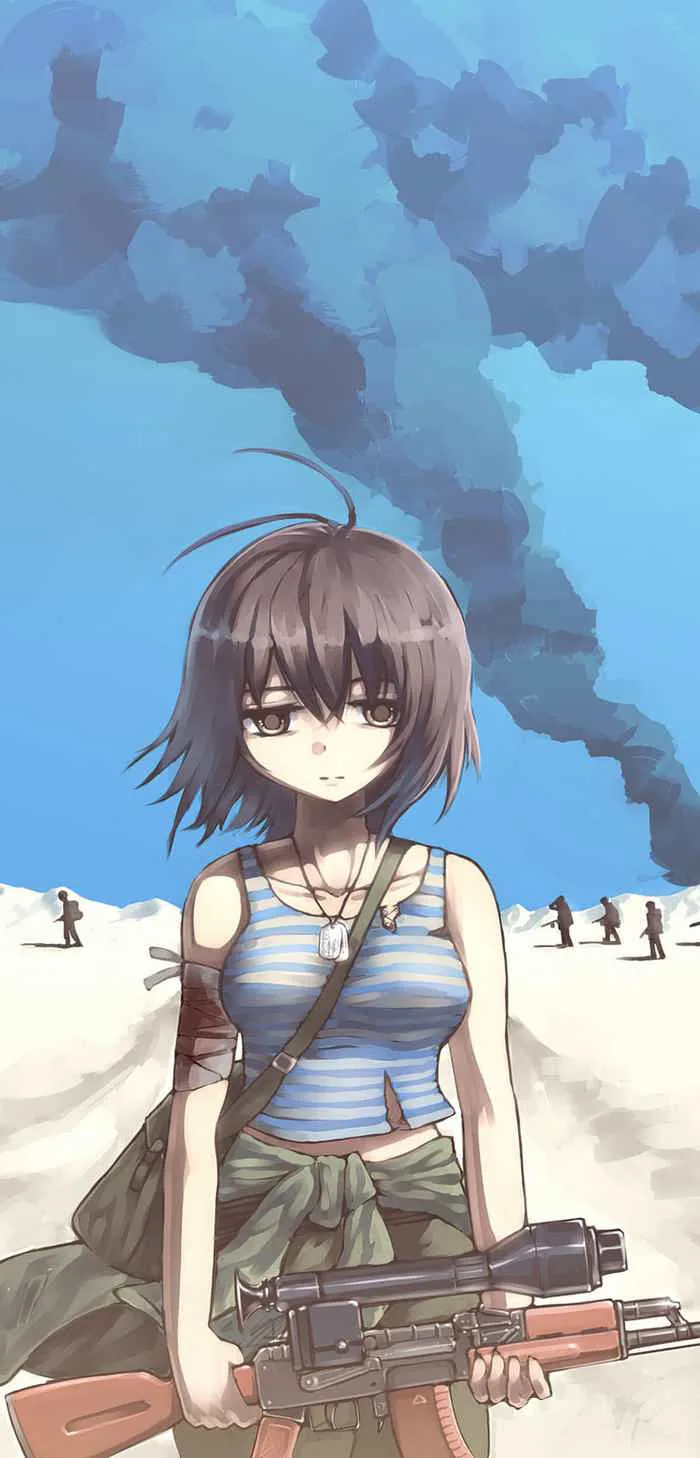 Ảnh Anime Cầm Súng Ngầu Nam Nữ [37+ Hình Lạnh Lùng Chất Nhất]