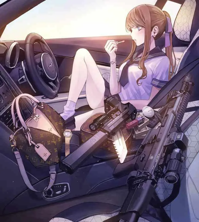 Ảnh Anime Cầm Súng Ngầu Nam Nữ [37+ Hình Lạnh Lùng Chất Nhất]