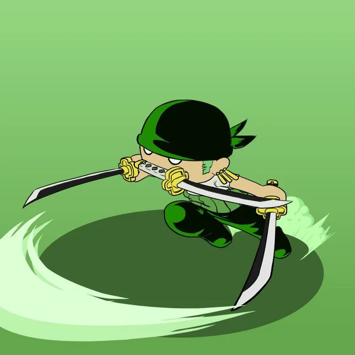 Những hình ảnh Zoro chibi đẹp nhất, đầy sáng tạo và đáng yêu