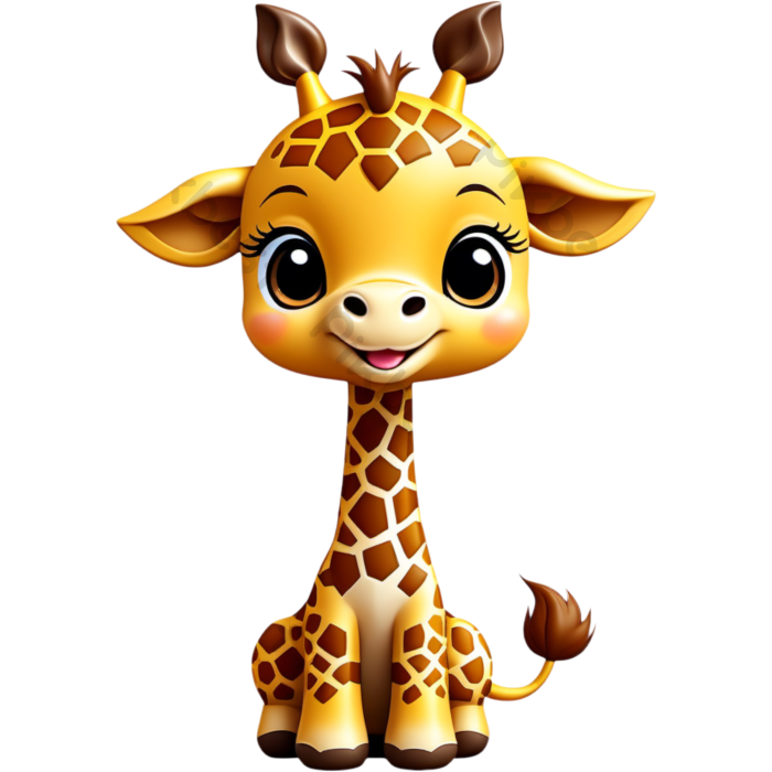 Tải miễn phí Hươu Cao Cổ Chibi Dễ Thương Công cụ đồ họa | PNG chuyên nghiệp  - Pikbest
