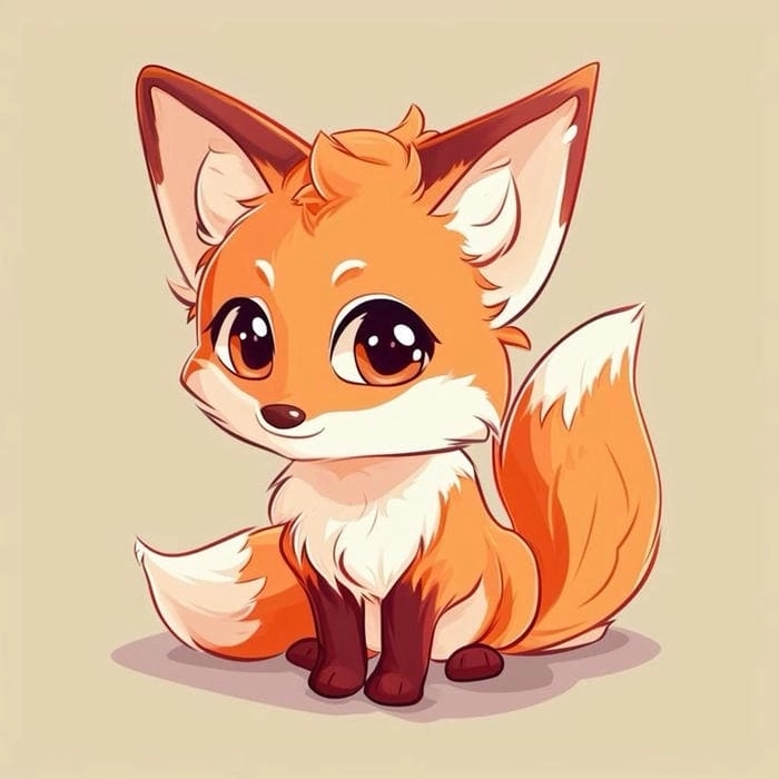 Bộ ảnh cáo chibi dễ thương với phong cách nghệ thuật độc đáo
