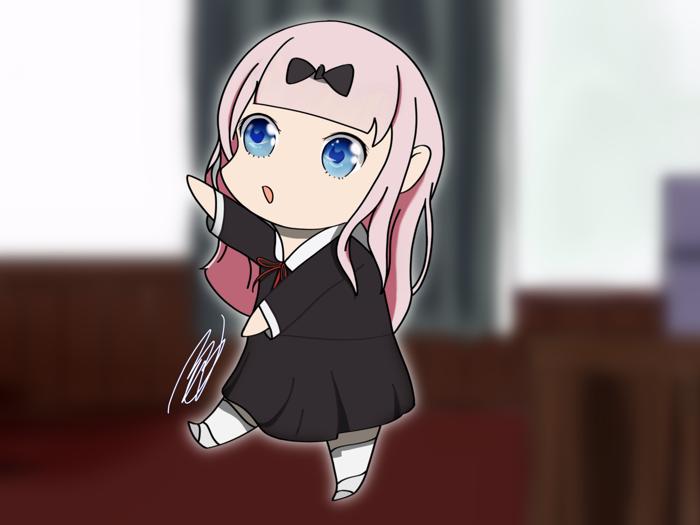 Chibi Fujiwara Chika Arcticcice - Illustrations ART street