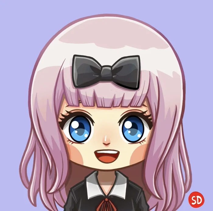 ArtStation - Draw a Chibi Chika Fujiwara “fan art”