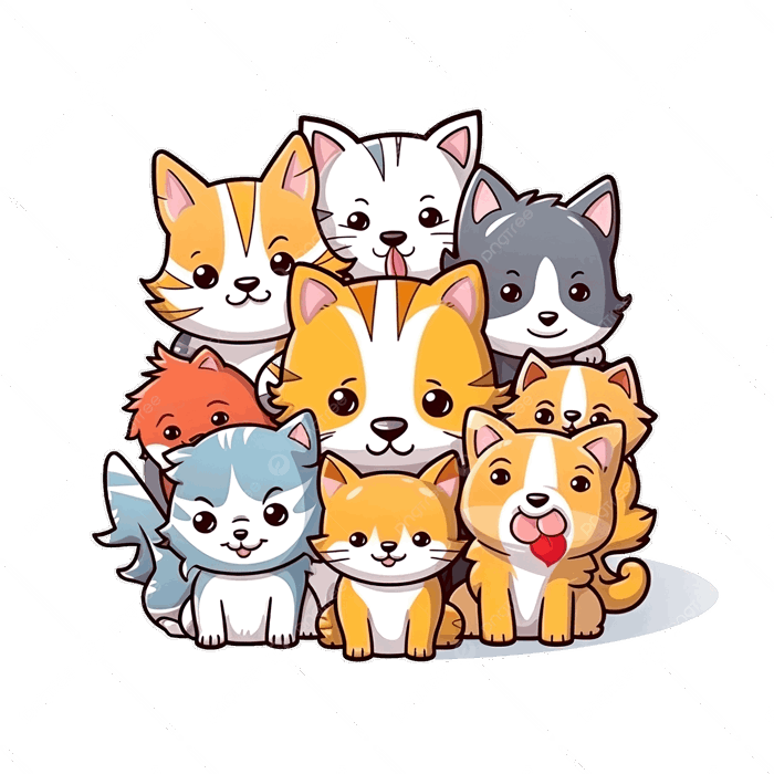 Hình ảnh Mèo Chó Thú Cưng Thú Cưng Hoạt Hình Vẽ Nguệch Ngoạc Dễ Thương Anime Tô Màu Minh Họa Dễ Thương Vẽ Clip Nghệ Thuật Nhân Vật Chibi Truyện Tranh Manga