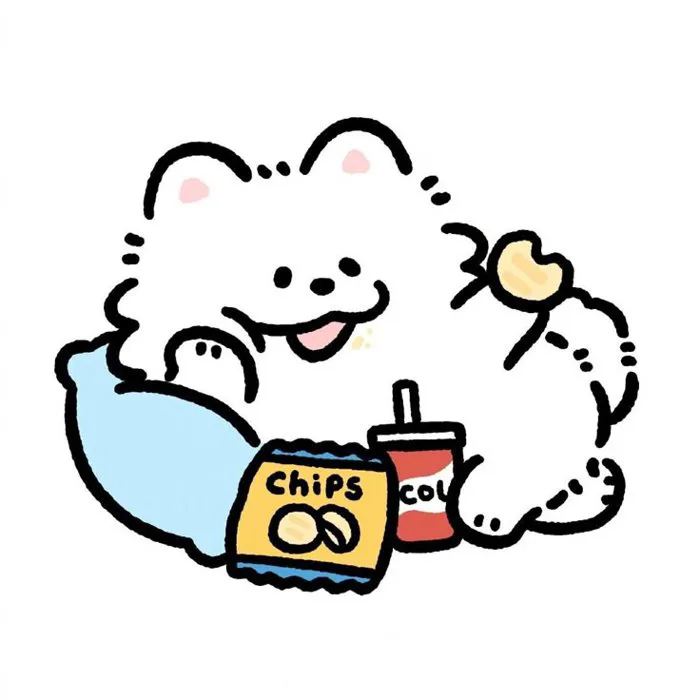 Hình nền chó chibi siêu cưng: Nhìn một lần là muốn tải ngay